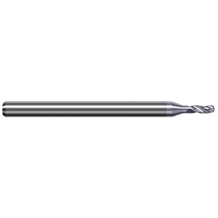 Harvey Tool High Performance Drill for Aluminum Alloys 9.525 mm Drill DIAx46.000 mm Flute L Carbide AVA3750-C8